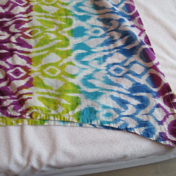 Ulla Popken Multi Coloured V Neck Tunic size 16/18 - Picture 7 of 9